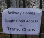 Swinton residents hold Santa protest to defy Bellway Homes
